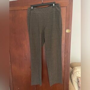 Investments Size 8R Gray polyester/Rayon/spandex blend pant